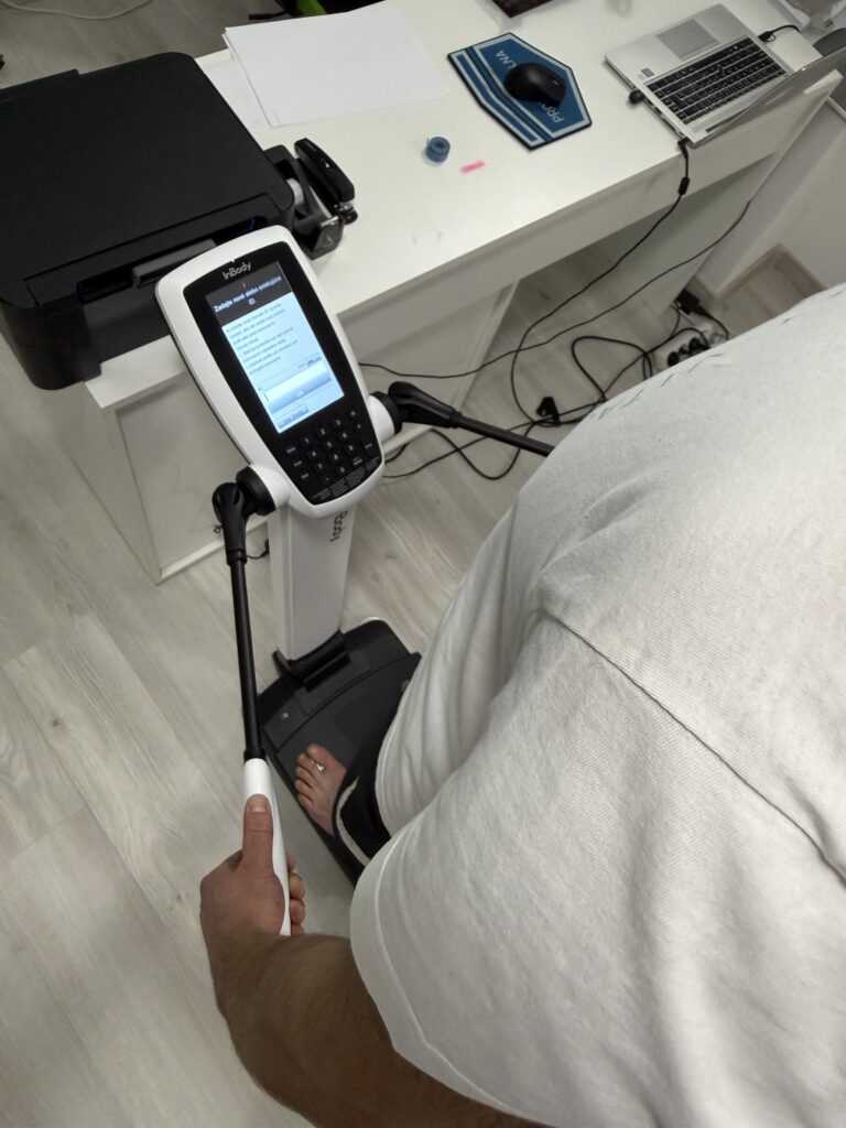 inBody meranie omnis škultétyho prešov