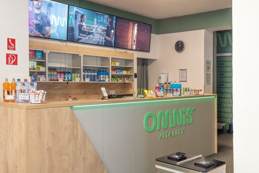 recepcia omnis fitness centrum škultétyho prešov